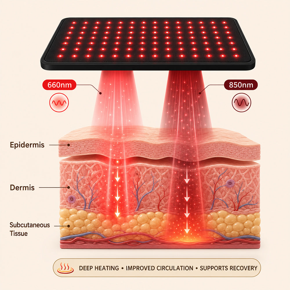 LuckyU Pet Red Light Therapy Mat for Dogs & Cat