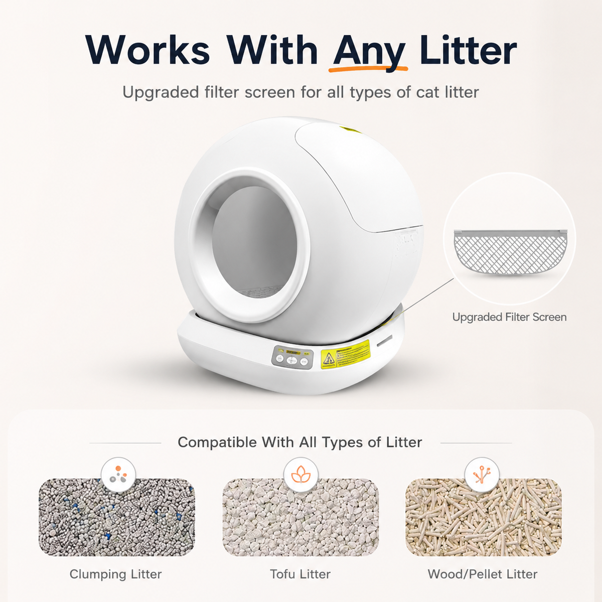 LuckyU Smart Self-Cleaning Litter Box