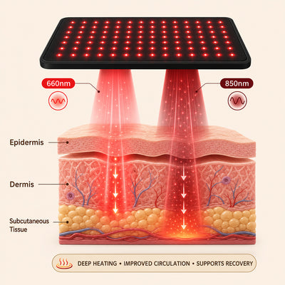 LuckyU Pet Red Light Therapy Mat for Dogs & Cat