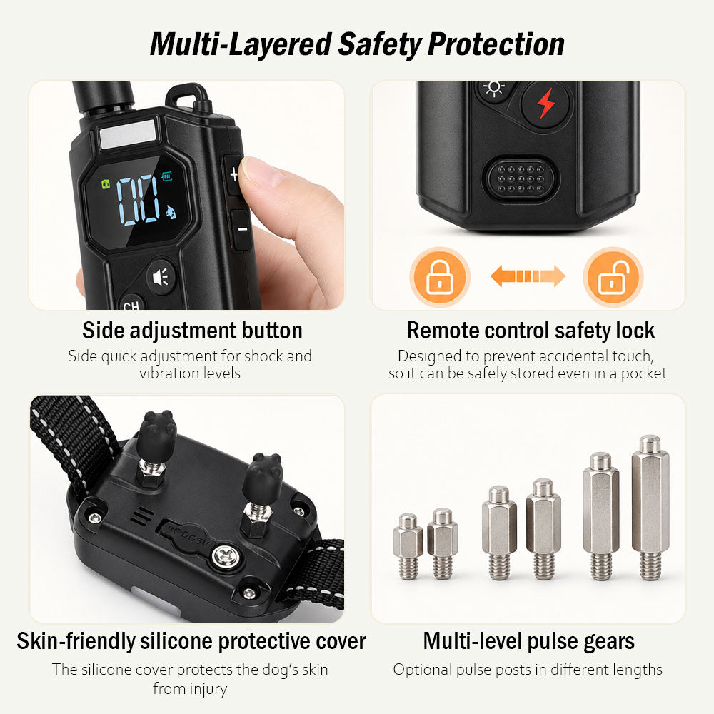 LuckyU Smart Dog Training Collar with Remote