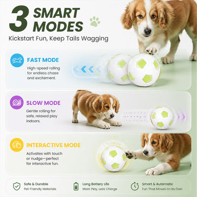 LuckyU Smart Rolling Dog Ball