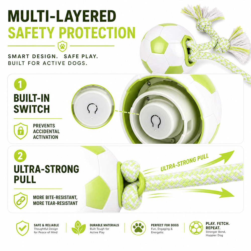 LuckyU Smart Rolling Dog Ball