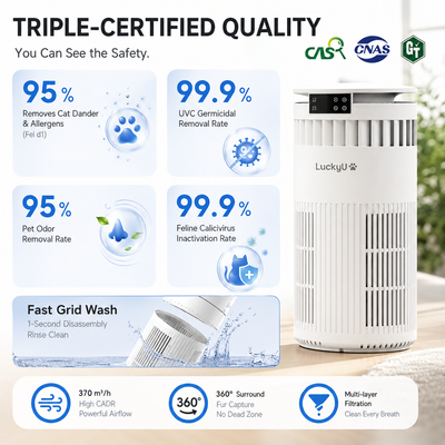 LuckyU Air Purifier Ultra-Quiet